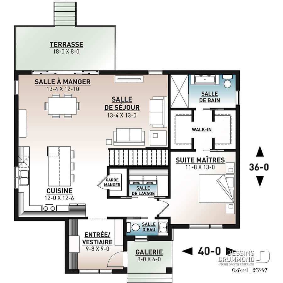 Plan De Maison 3297 Habitations Clermont